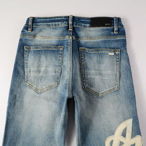 Calça Amiri Jeans Azul Claro