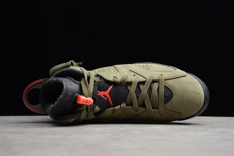 Air Jordan 6 Retro Travis Scott "Olive"