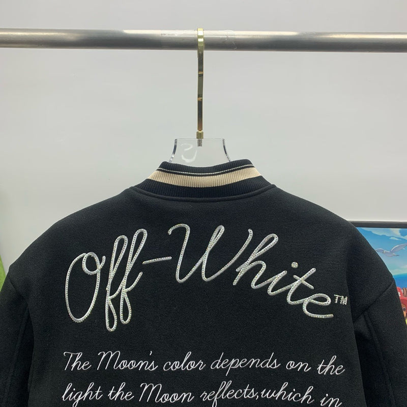 Casaco Off-White Preto