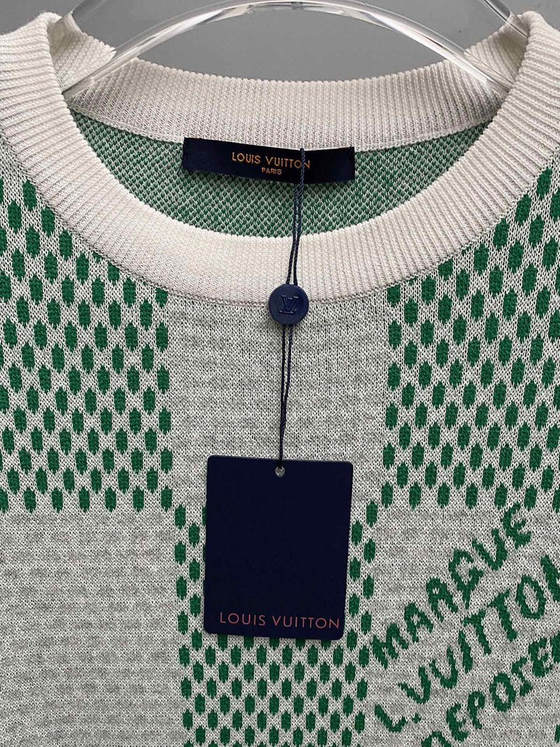 Camiseta Louis Vuitton Verde e Branca