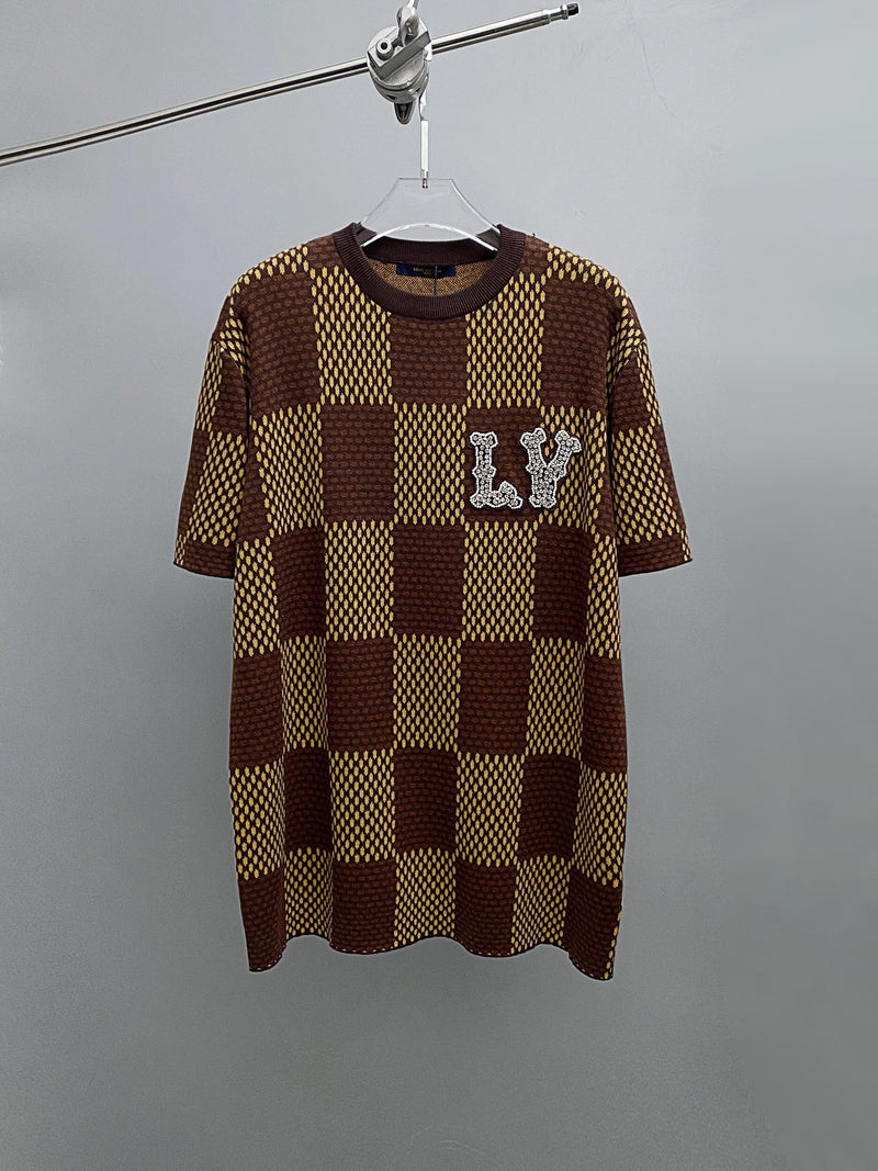 Camiseta Louis Vuitton Castanha