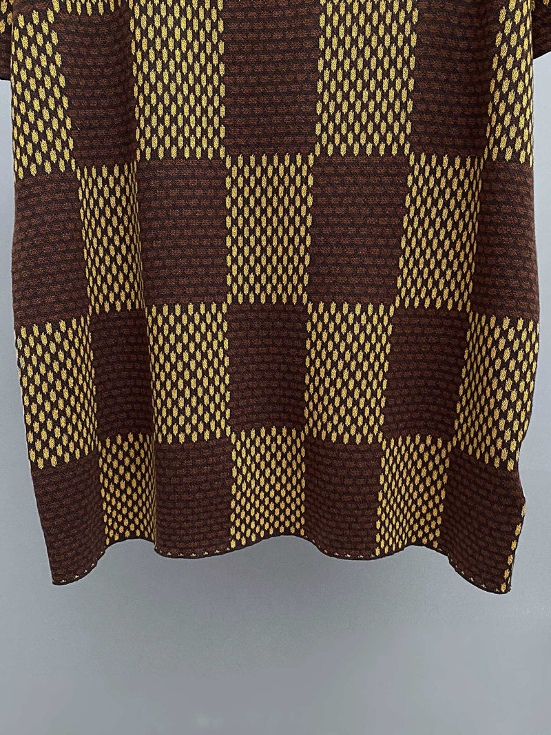 Camiseta Louis Vuitton Castanha