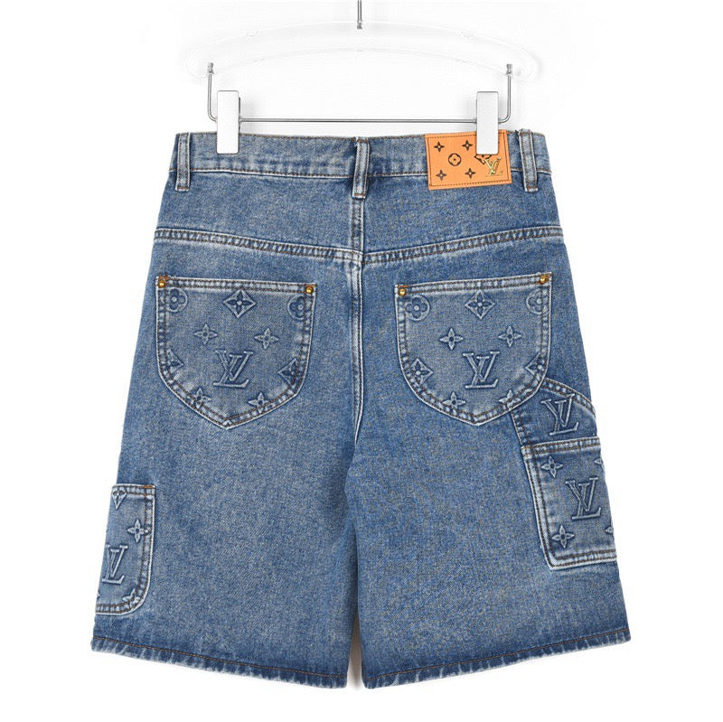 Short Louis Vuitton Jeans Escuro