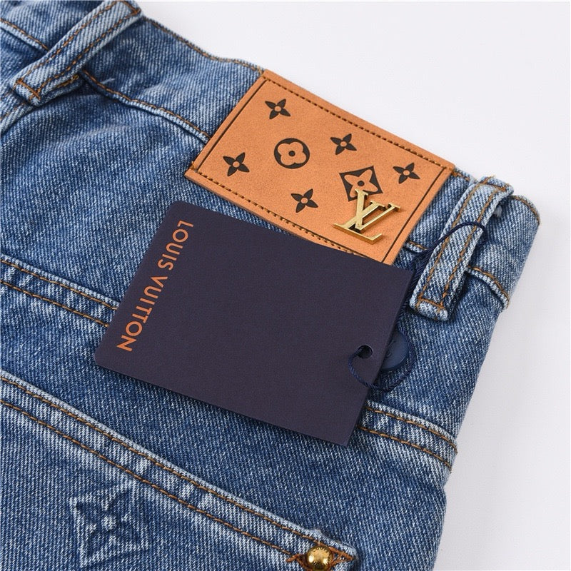 Short Louis Vuitton Jeans Escuro