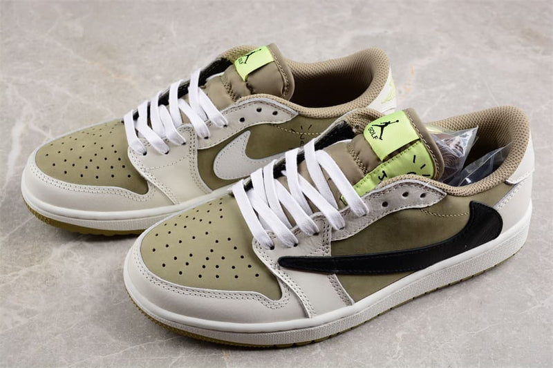 Travis Scott x Air Jordan 1 Low Golf Neutral Olive