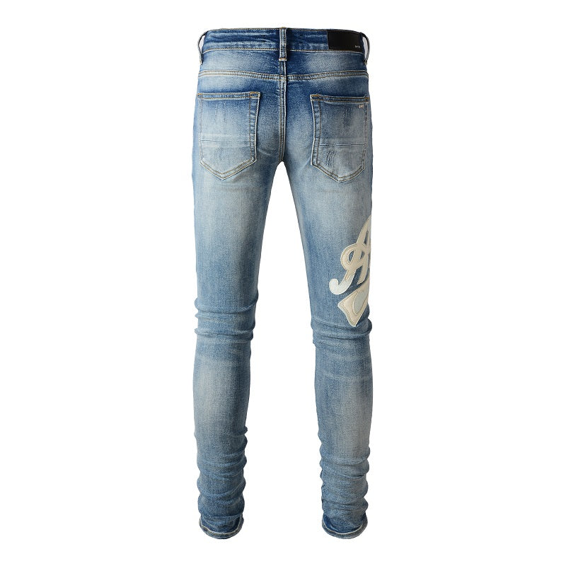 Calça Amiri Jeans Azul Claro