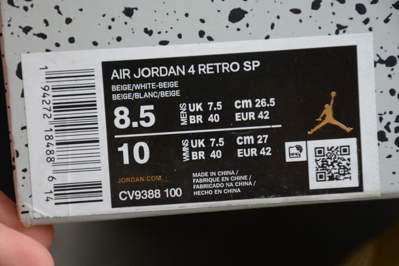 Jordan 4 Retro Off-White Sail