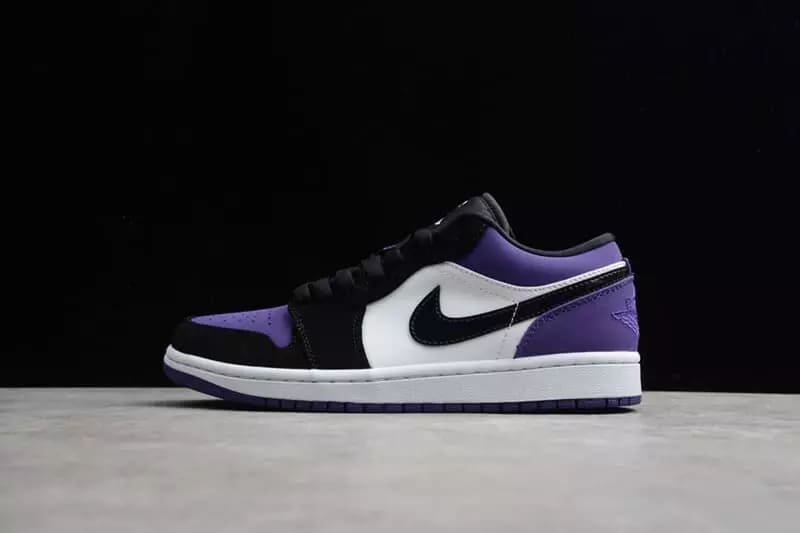 Jordan 1 Low Court Purple