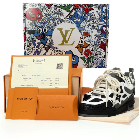 Tênis Louis Vuitton Skate Cinza e Preto