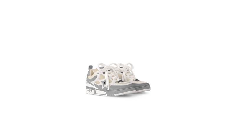 Tênis Louis Vuitton Skate Cinza e Branco